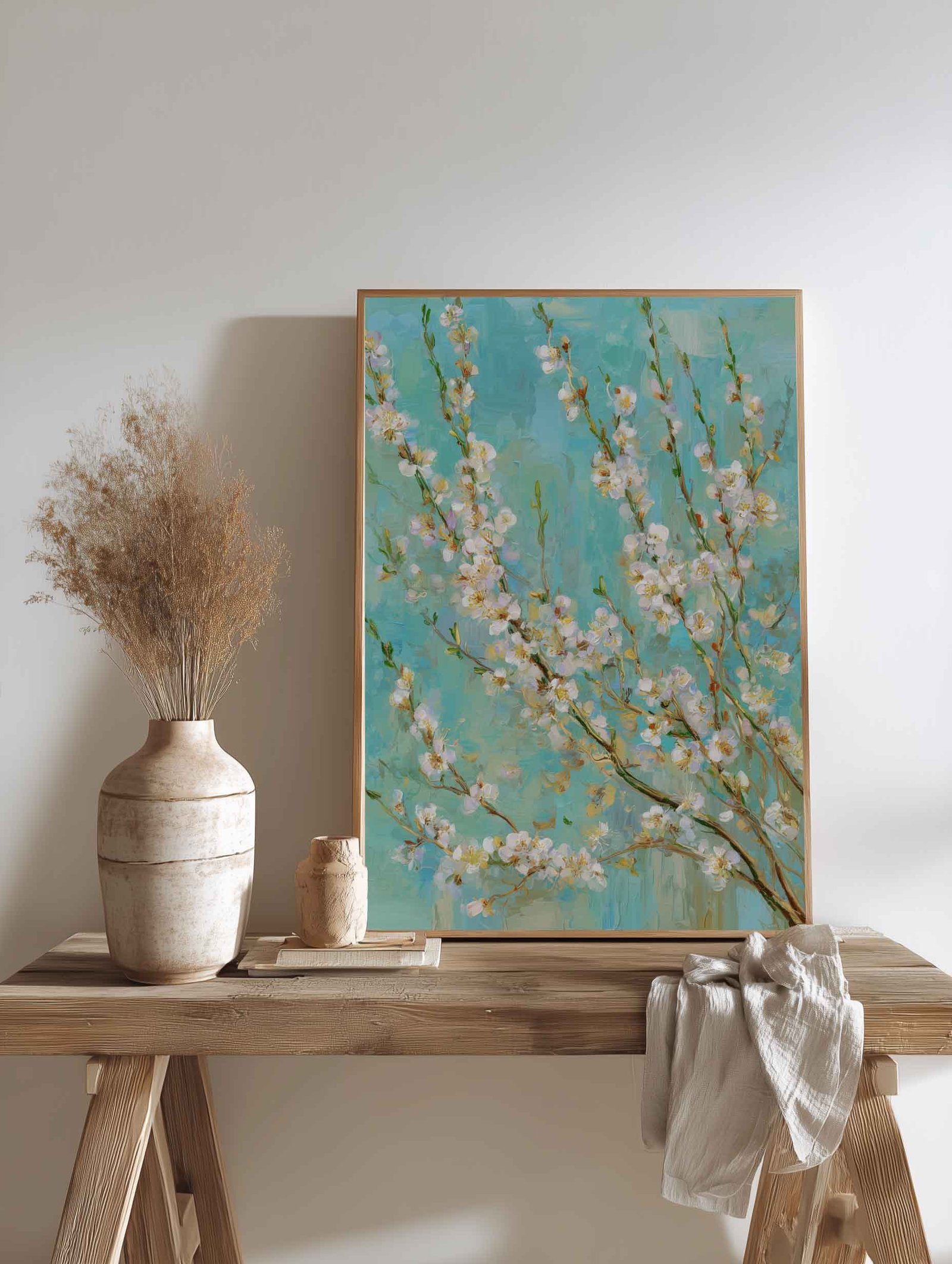 Almond Blossoms Painting - Image 2