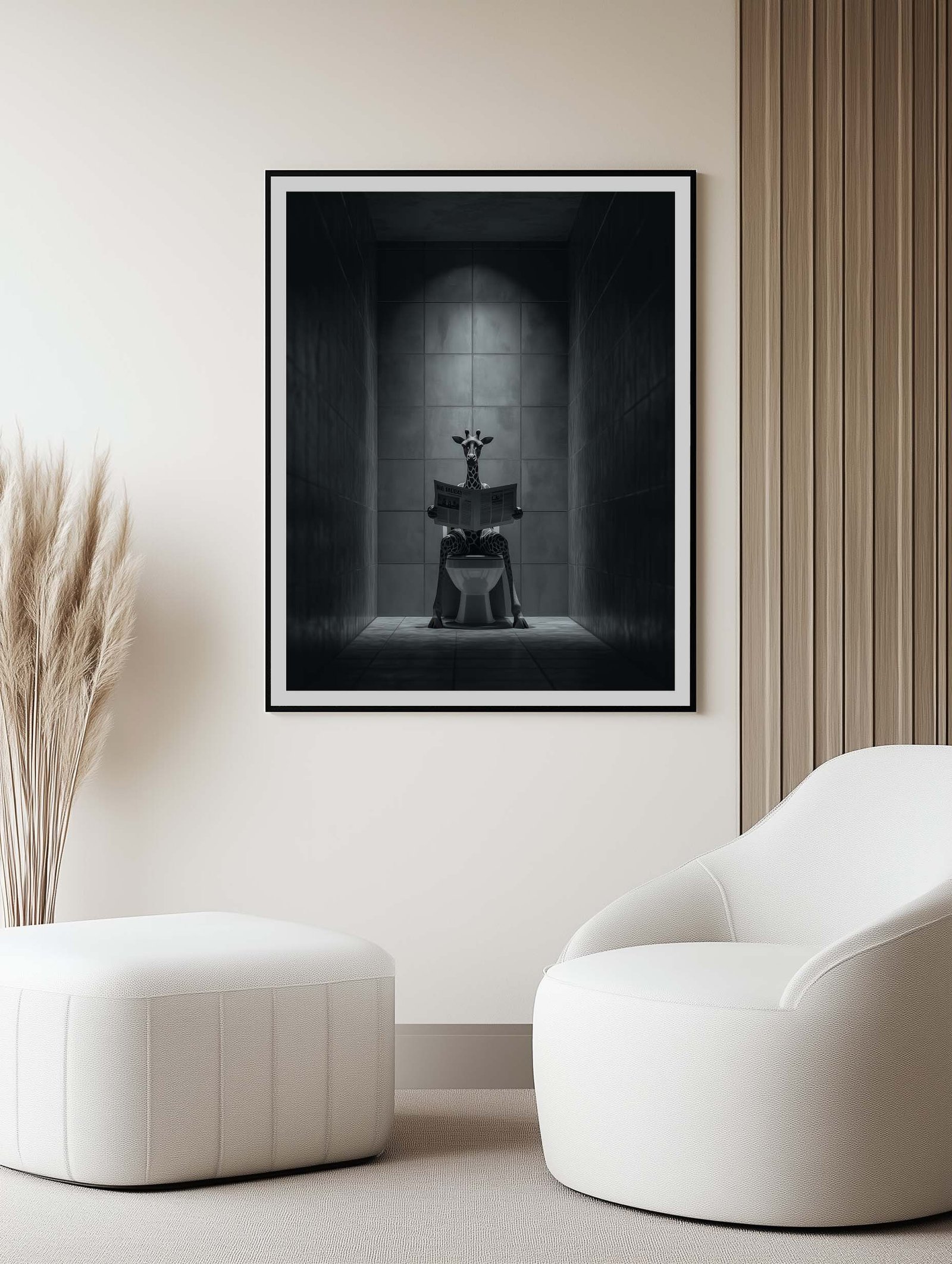 Giraffe on the Toilet - Image 2