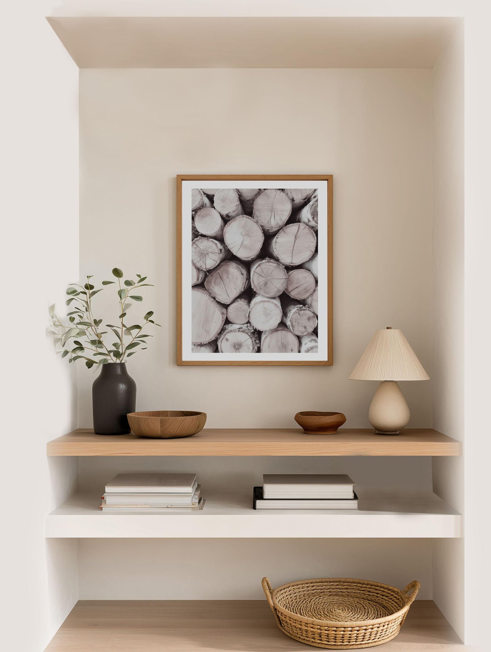 Stacked Wooden Logs - Image 2