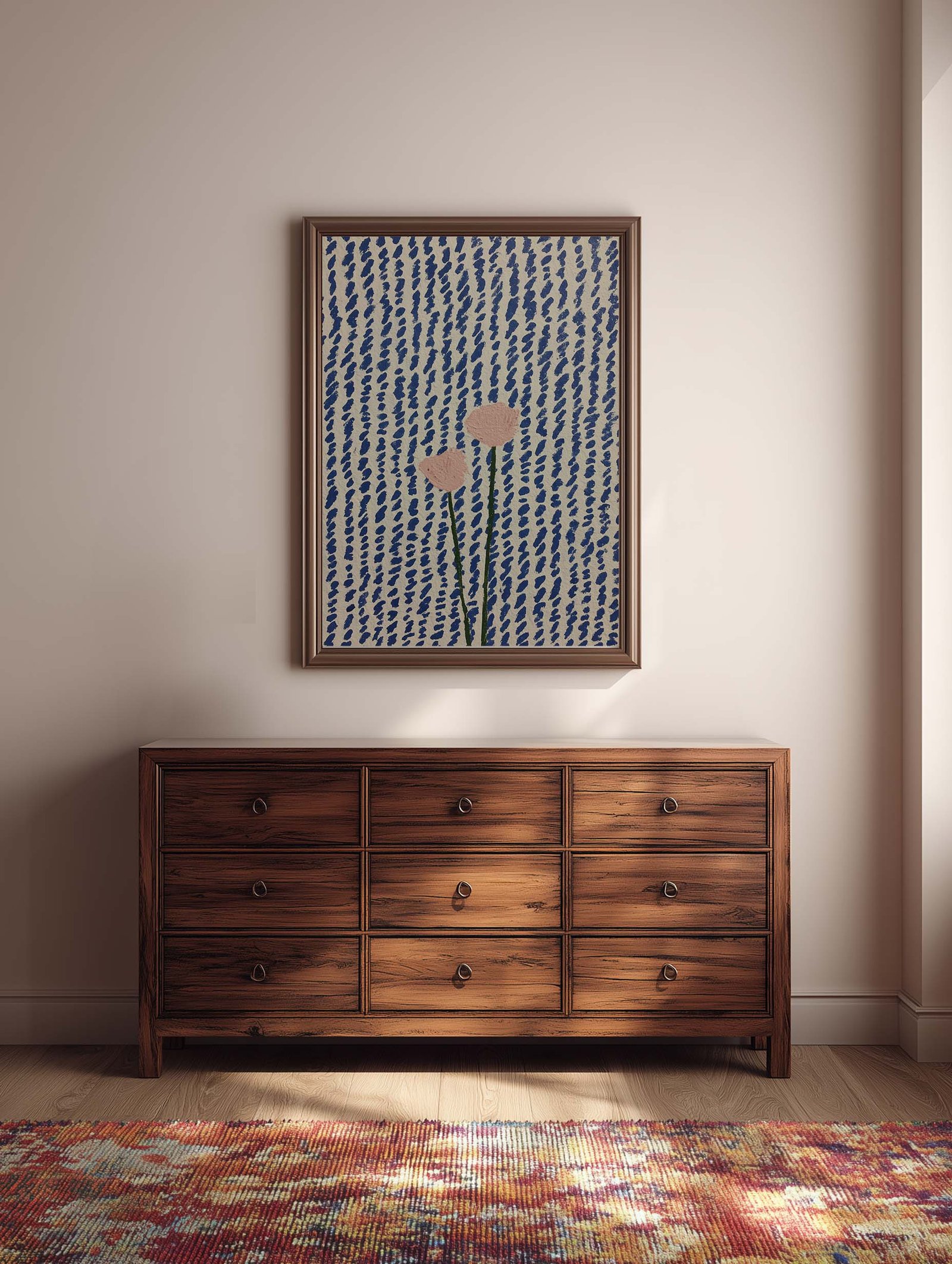 Petals on Blue Patterns - Image 2