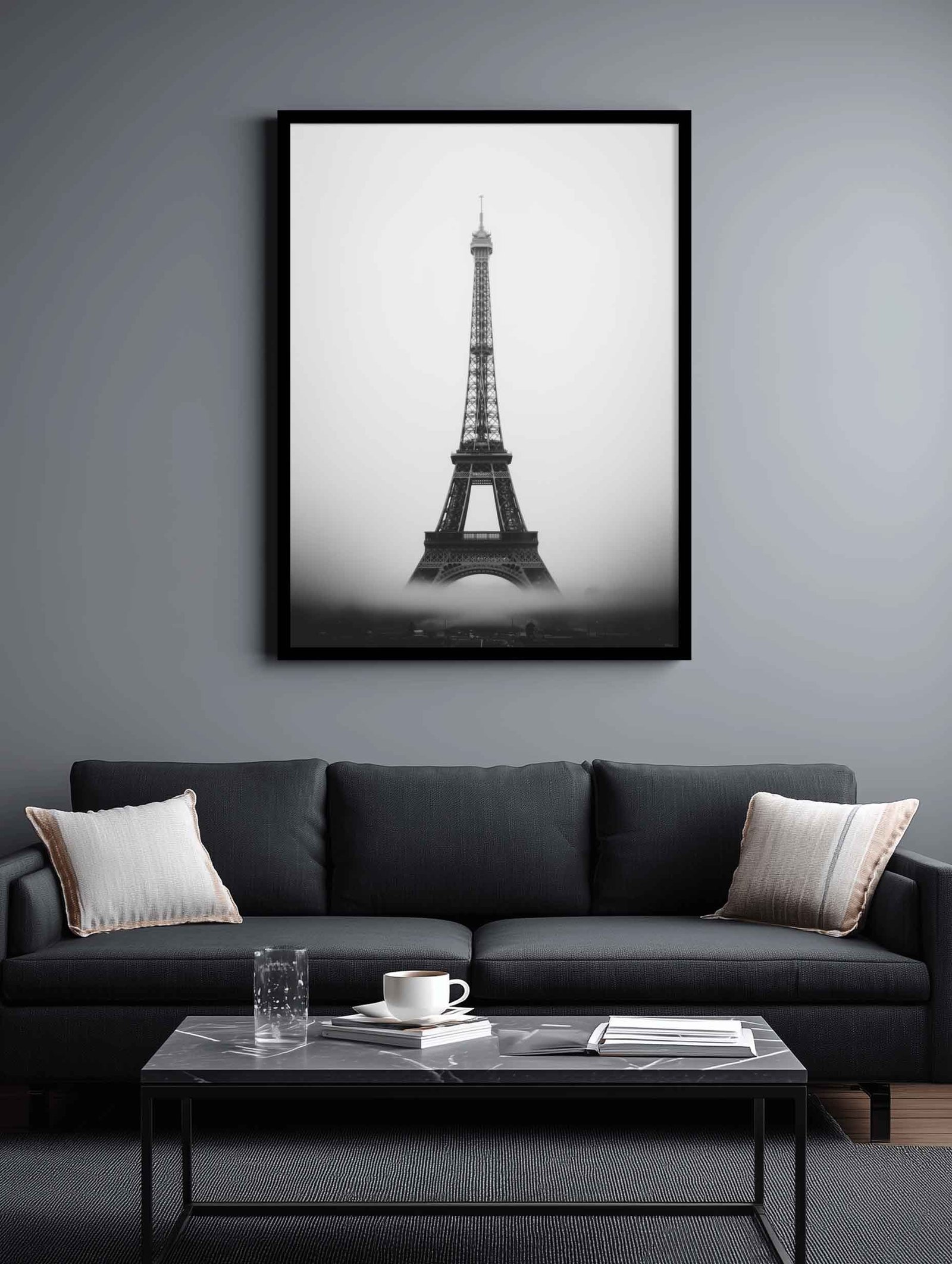 Monochrome Eiffel Tower - Image 2