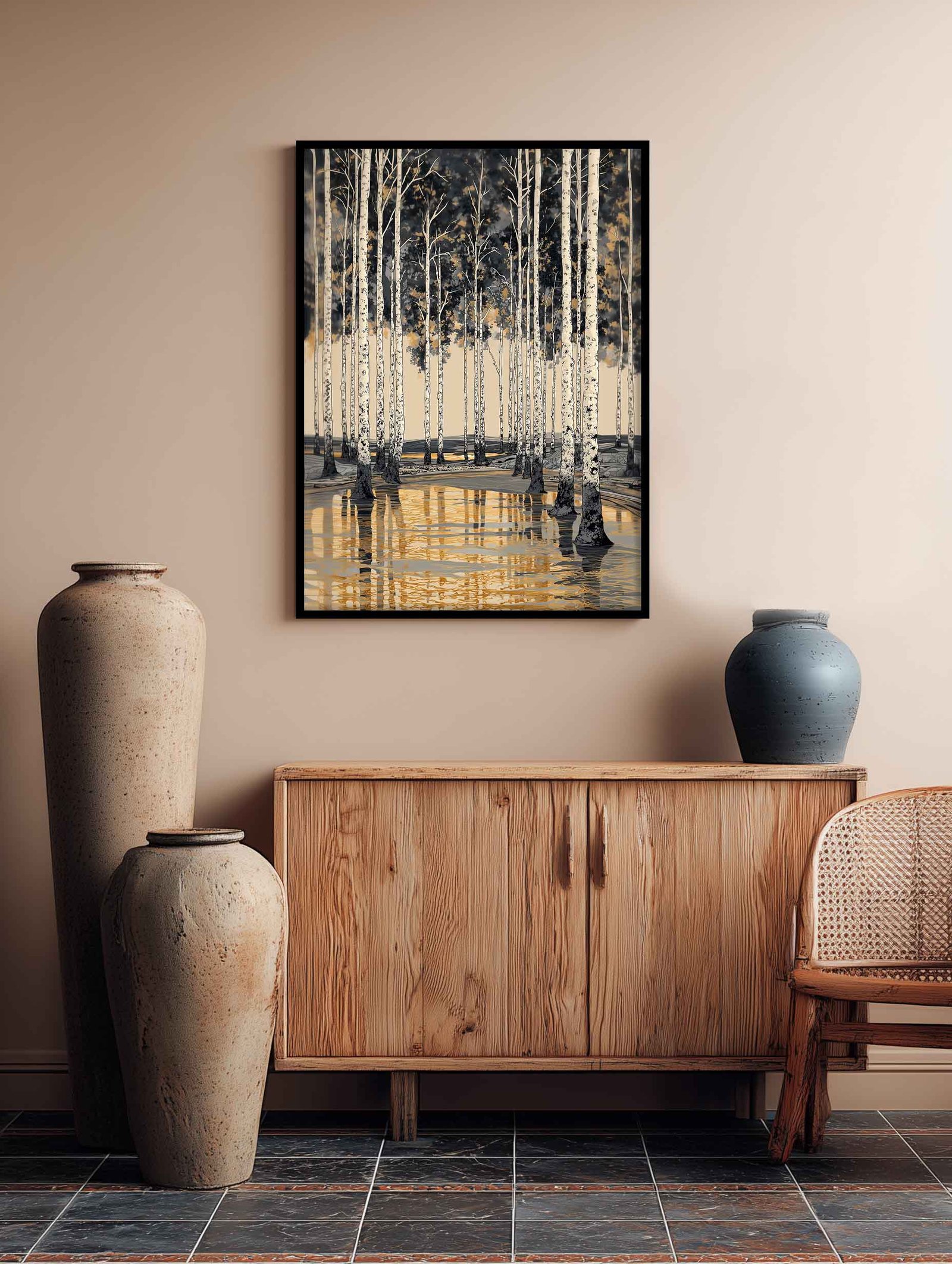 Golden Birch Forest - Image 2