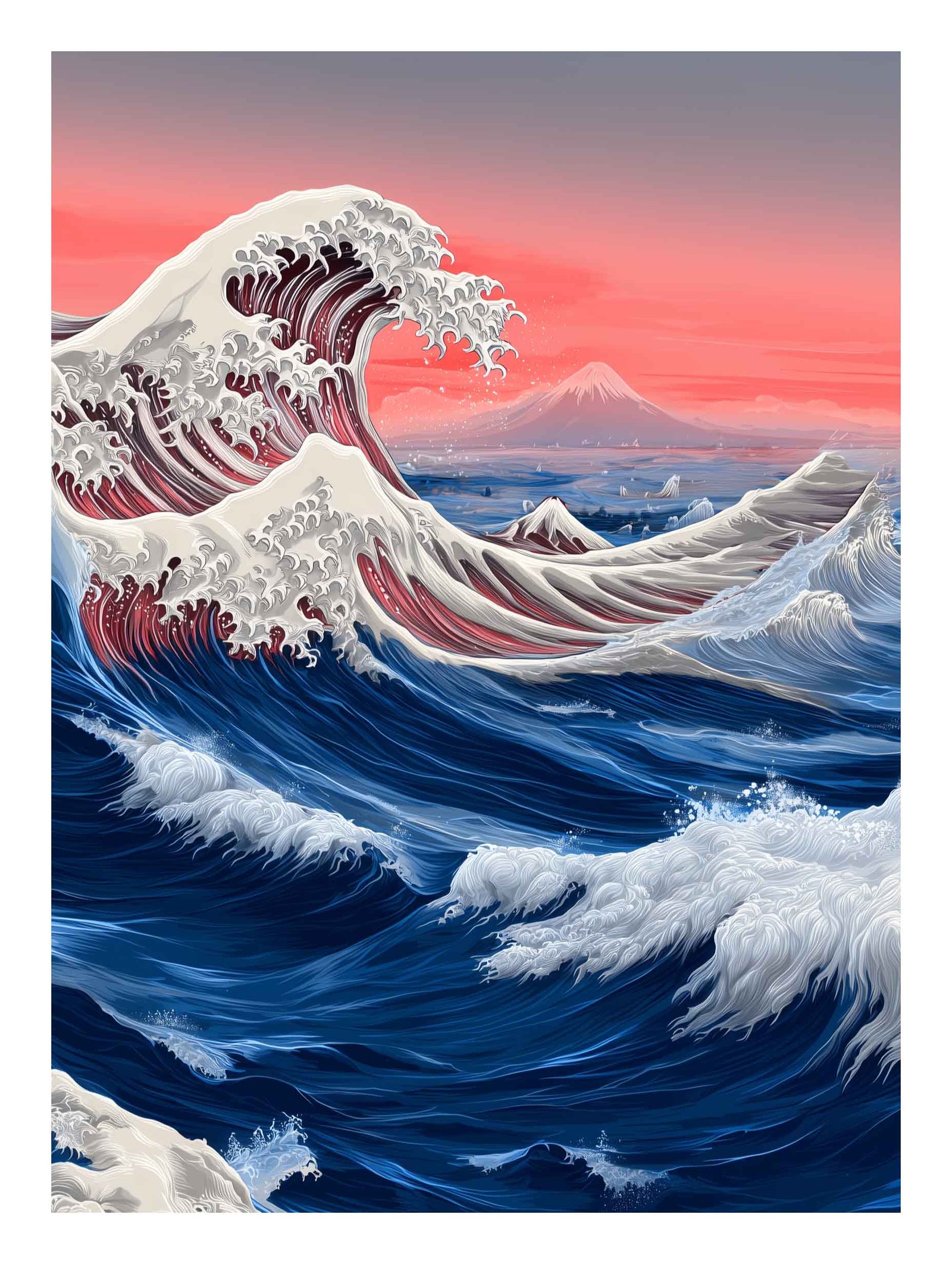 The Great Wave Poster