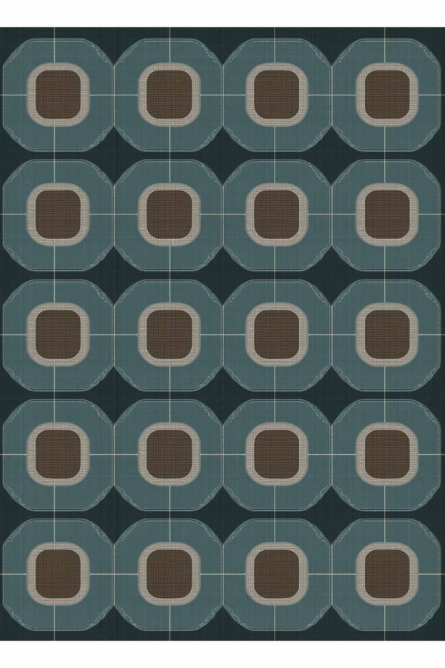 Vintage-inspired abstract design