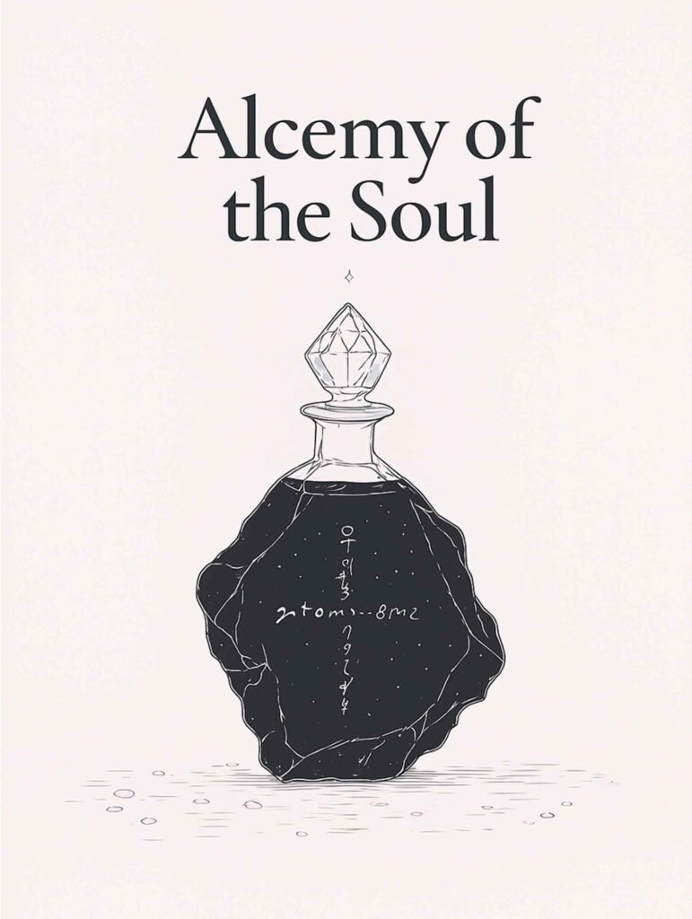 Dark stone vessel with glowing runes