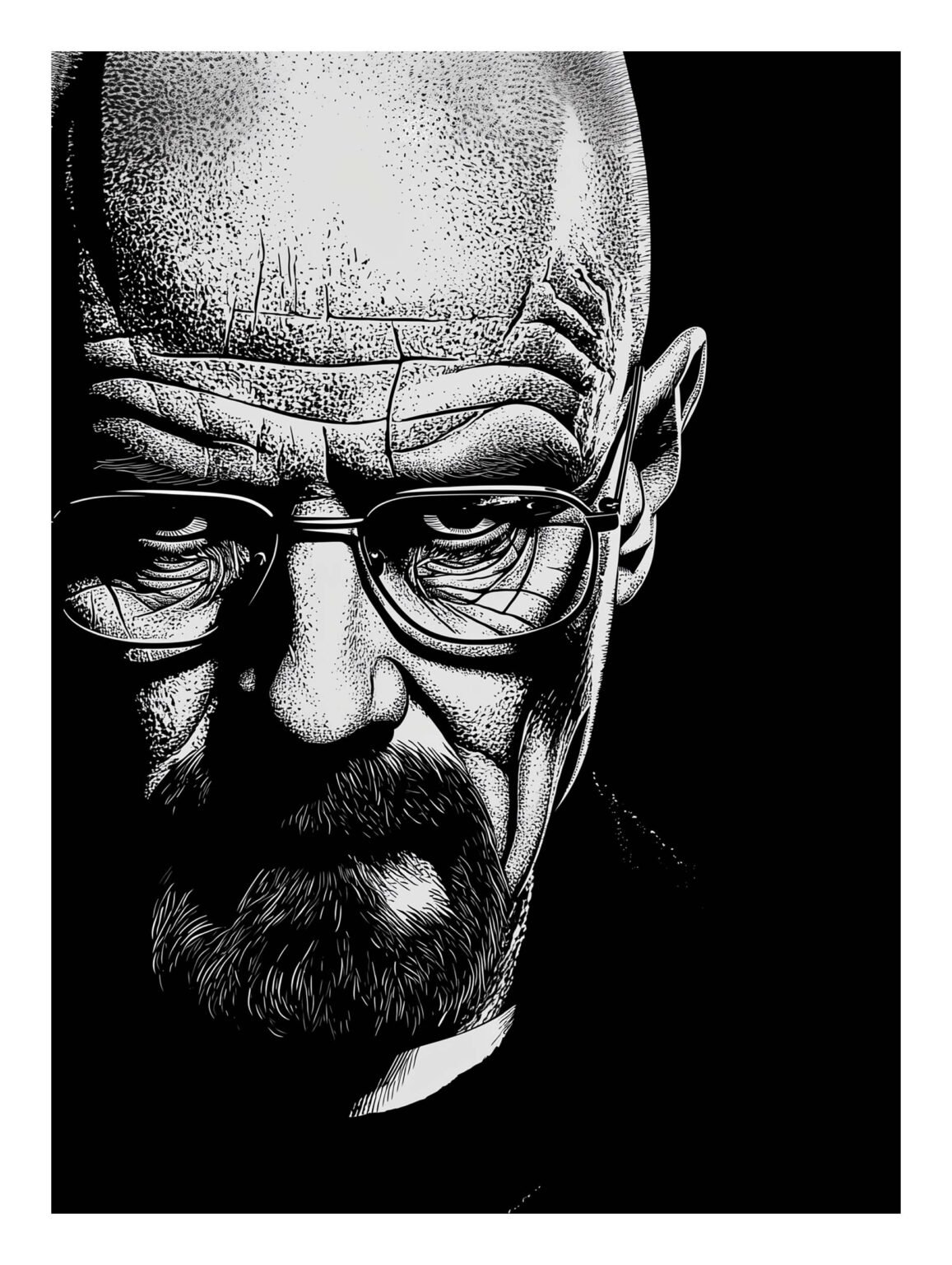 Heisenberg in black and white