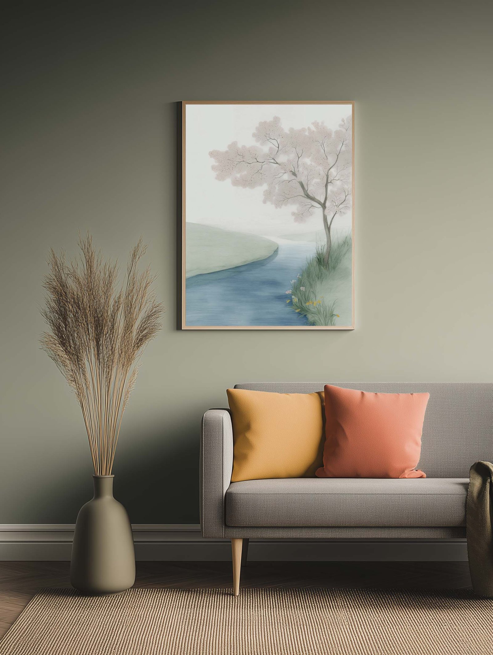 Peaceful Tree by the River - Image 2