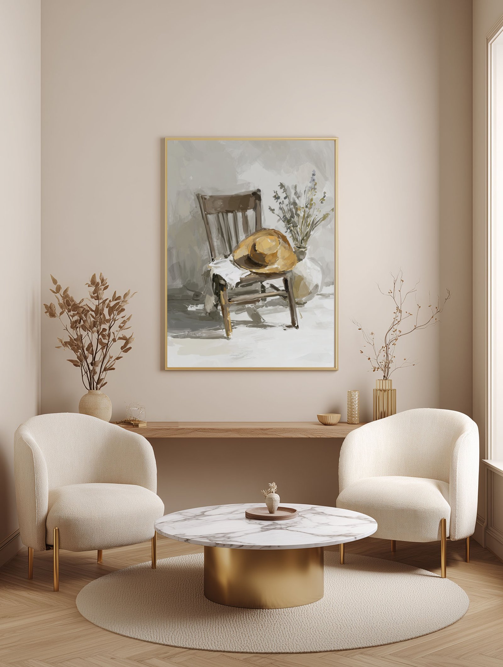 Vintage Oil Painting - Image 2