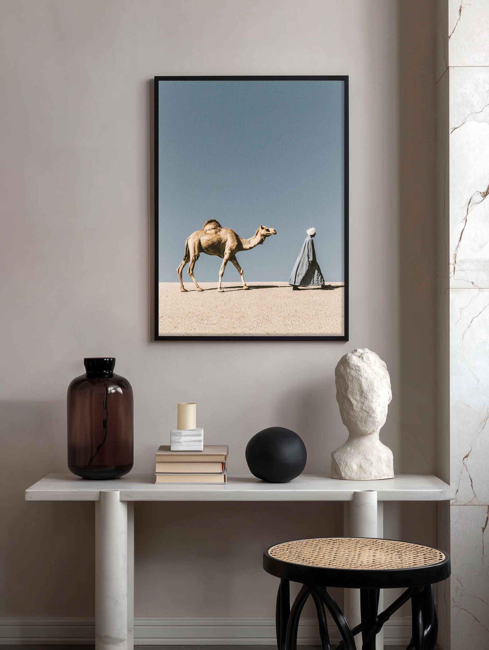 Bedouin and His Camel - Image 2