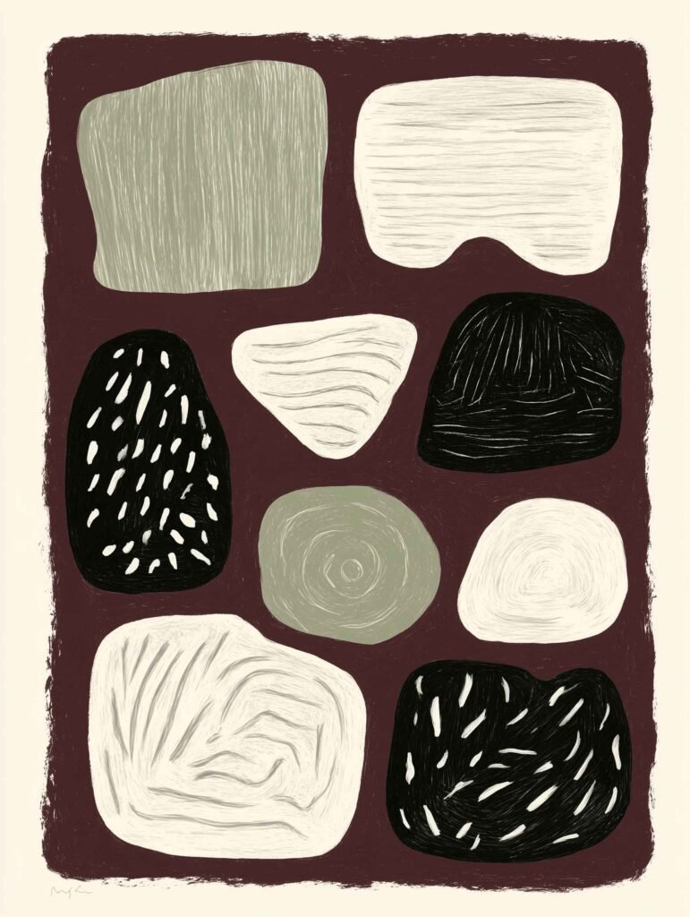 Organic shapes and natural tones for modern interiors