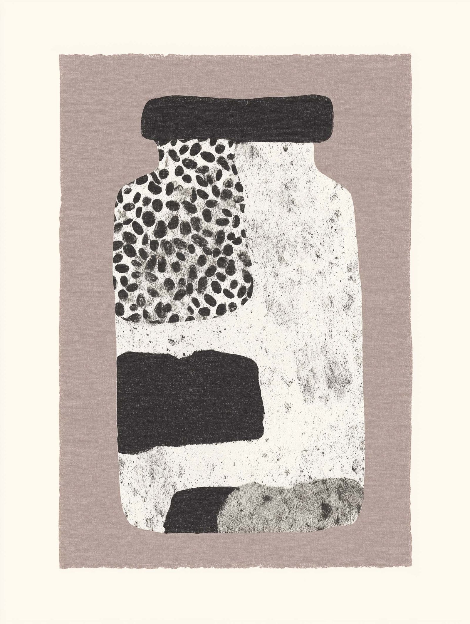 Abstract Jar Painting