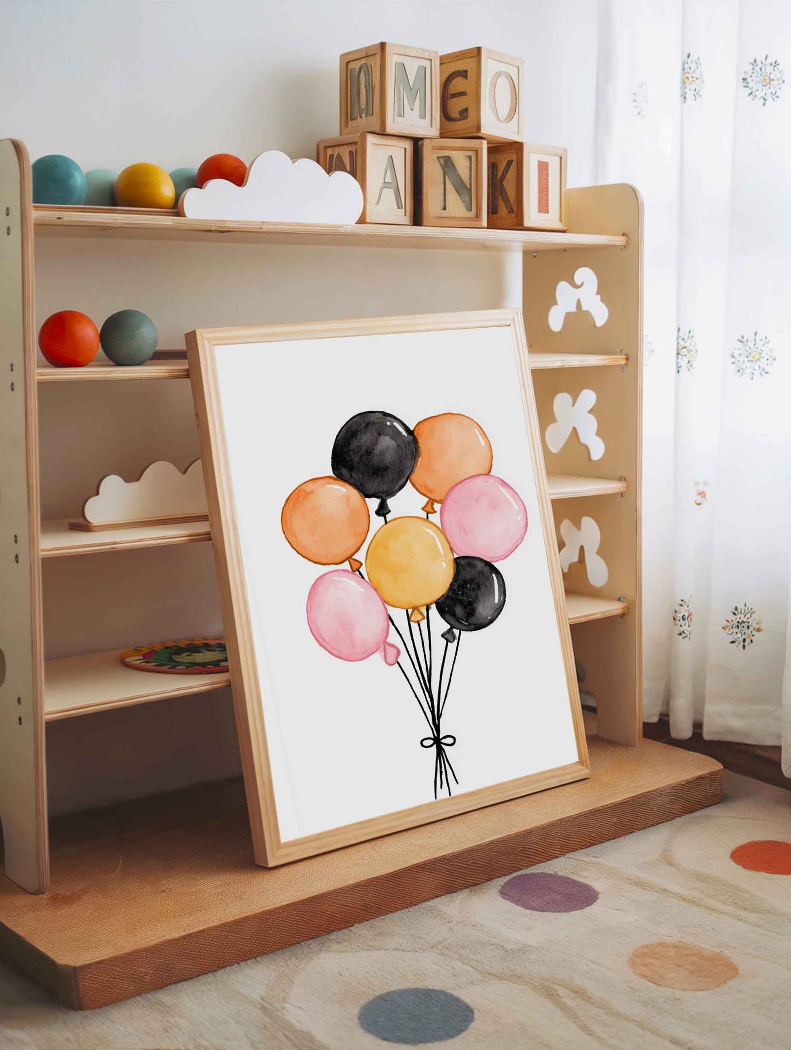 balloons mockup