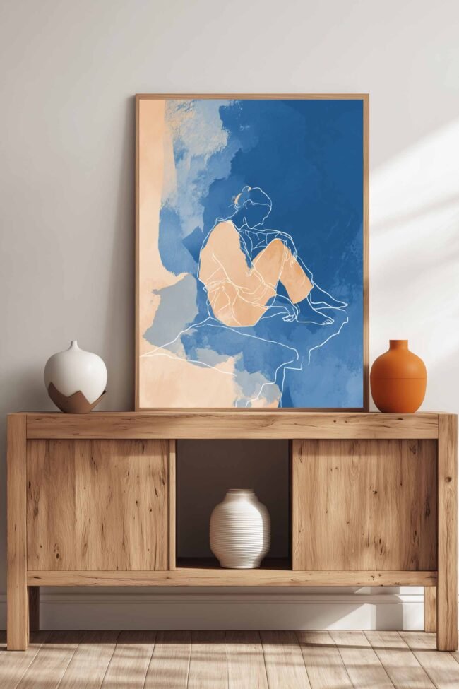 abstract figure mockup