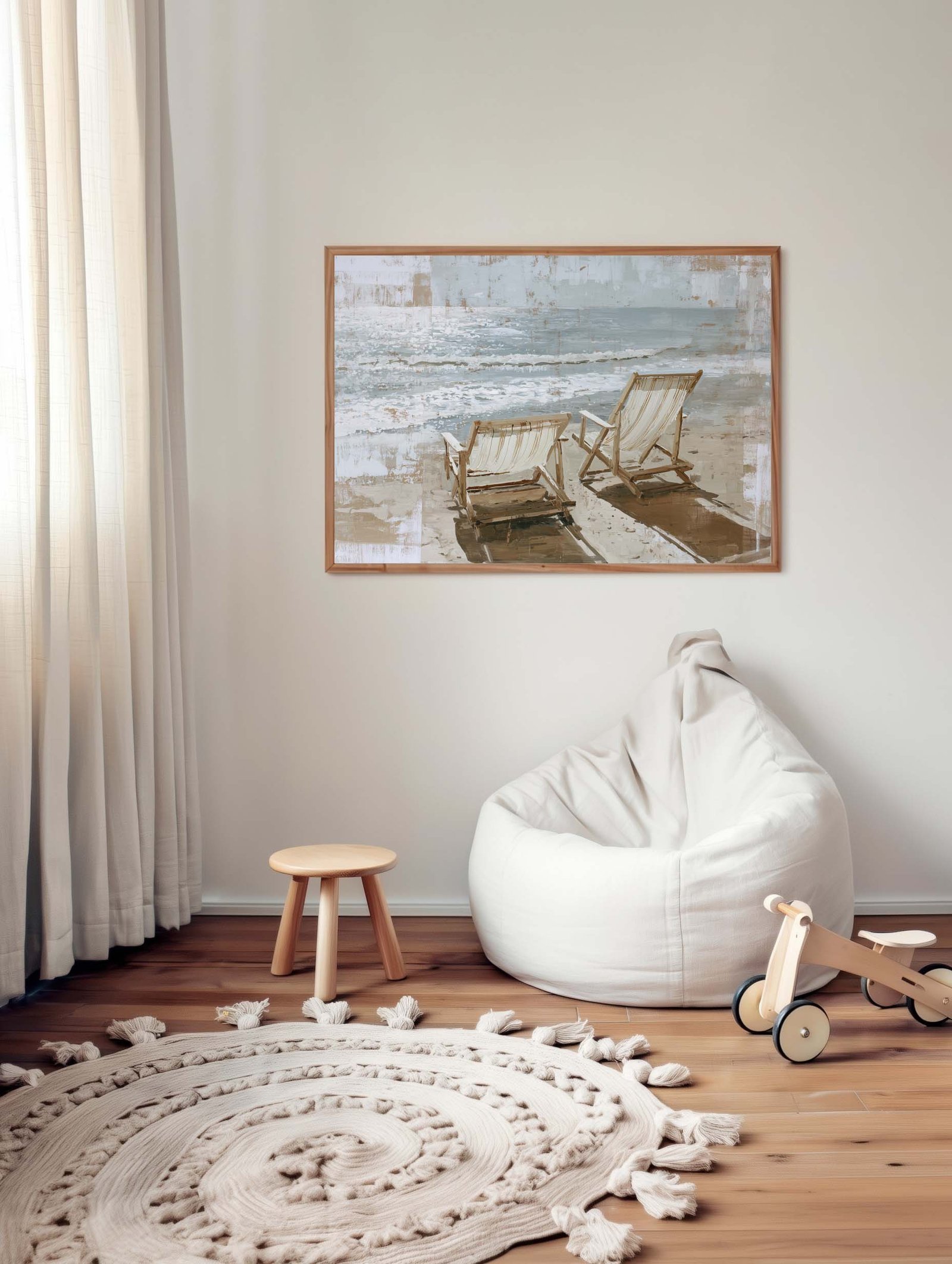 two deck chairs mockup