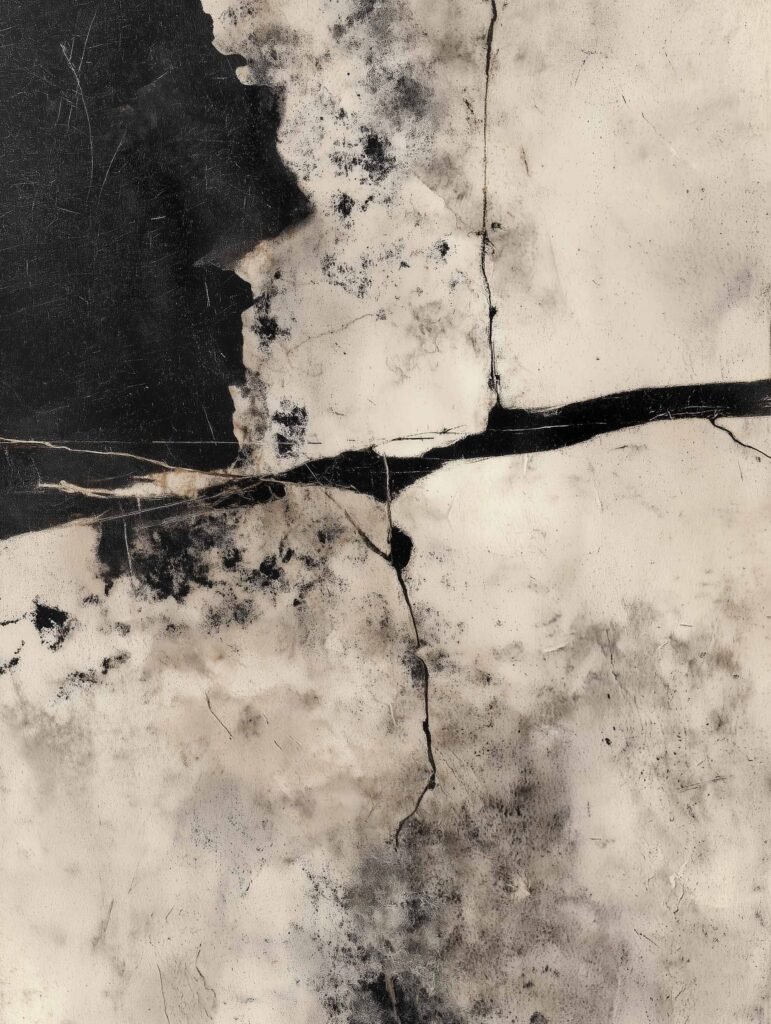 Minimalist wall art in natural earthy tones