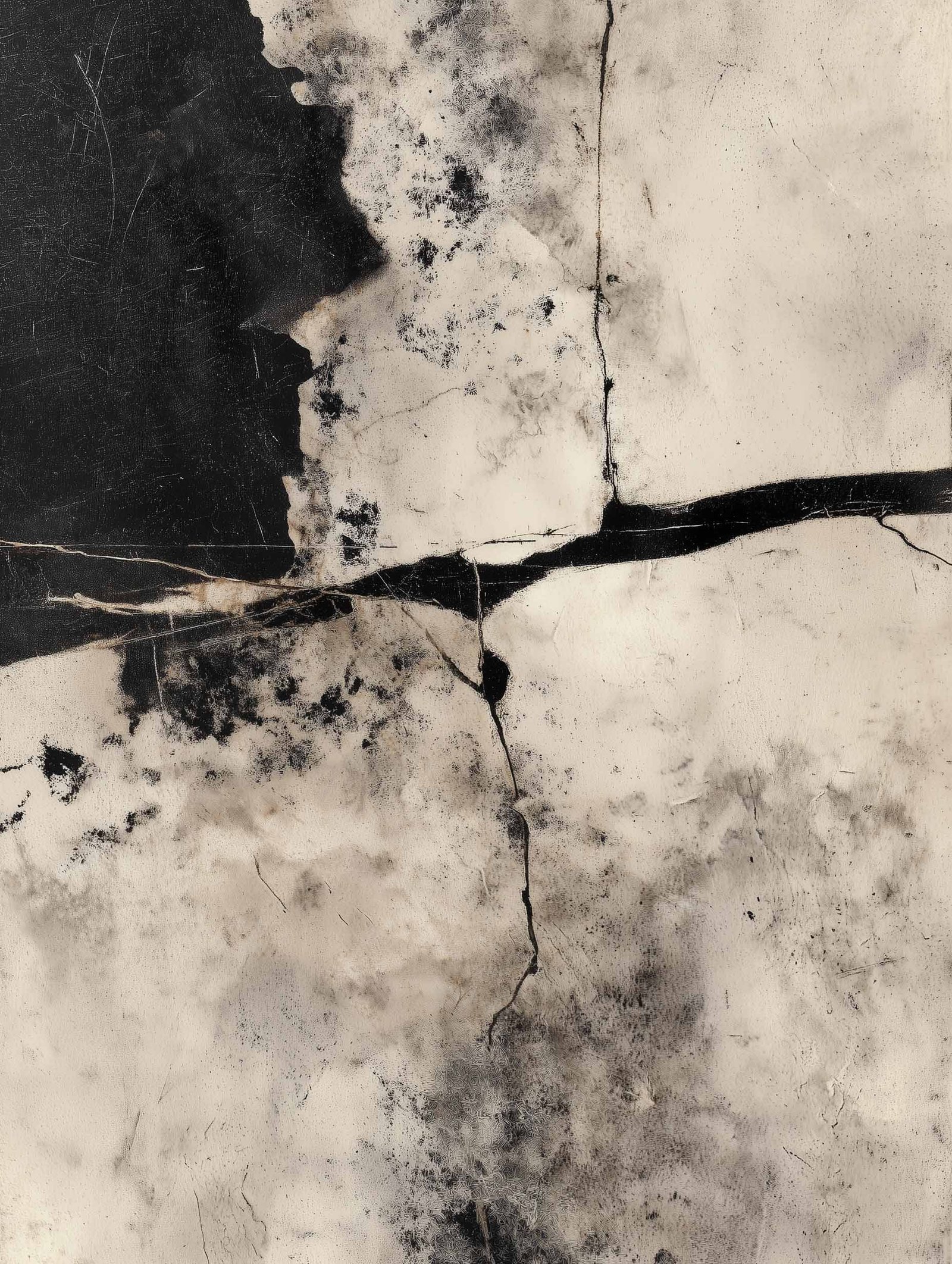 Minimalist wall art in natural earthy tones